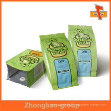 colourful printing side seal bag for packing 1 kg food